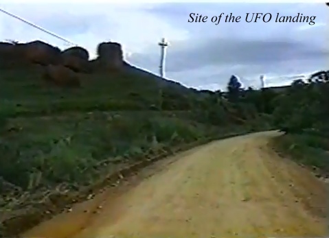 Local da aterrizagem do OVNI em Itupeva, S.P., Brasil